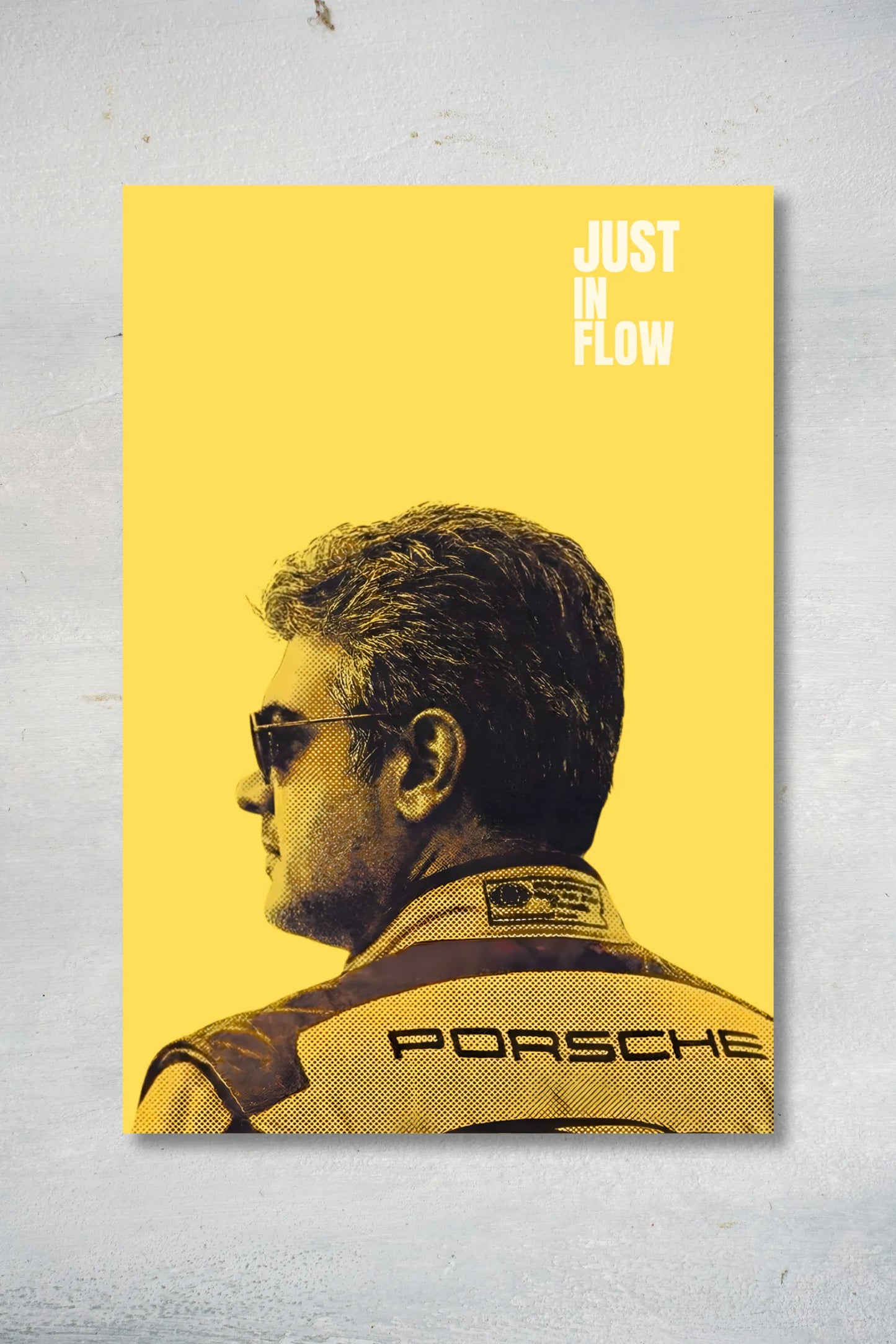 Ajith Kumar Just In Flow Porsche Poster