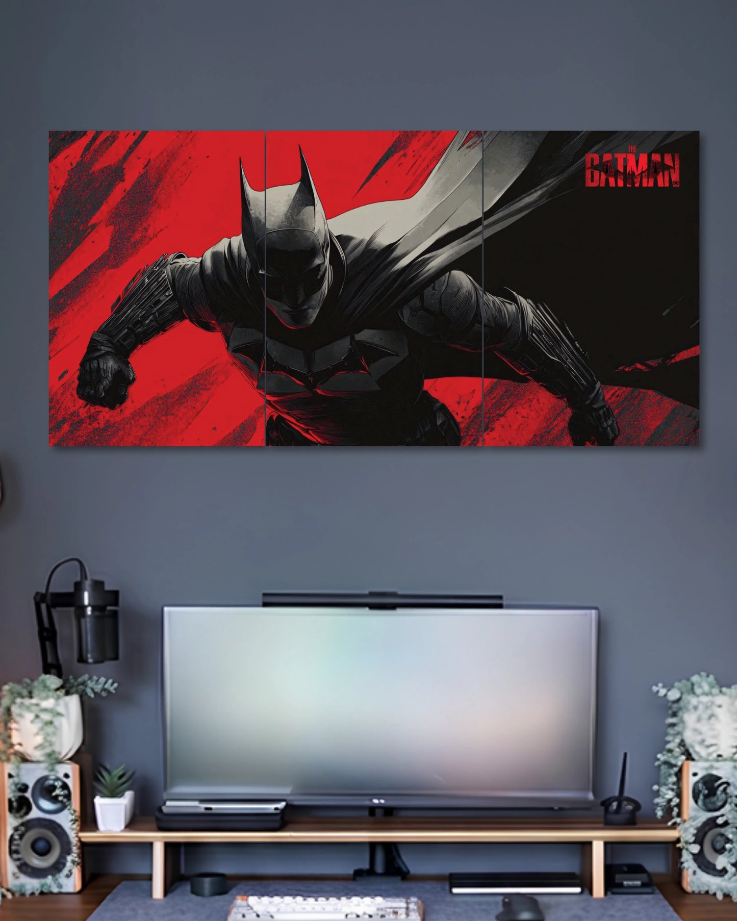 Batman Red Knight 3 Piece Poster Set premium artwork 2