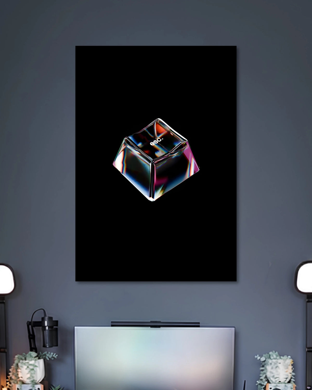 Alternative artwork featuring Chrome ESC Key Poster