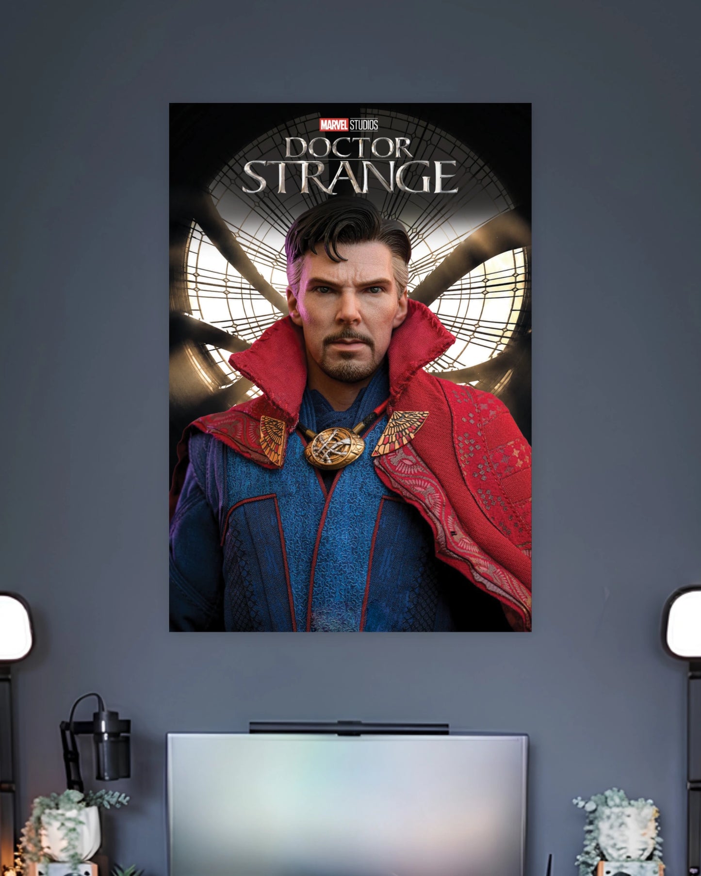 Doctor Strange Sanctum Window Poster wall poster displayed in a contemporary interior setting 2