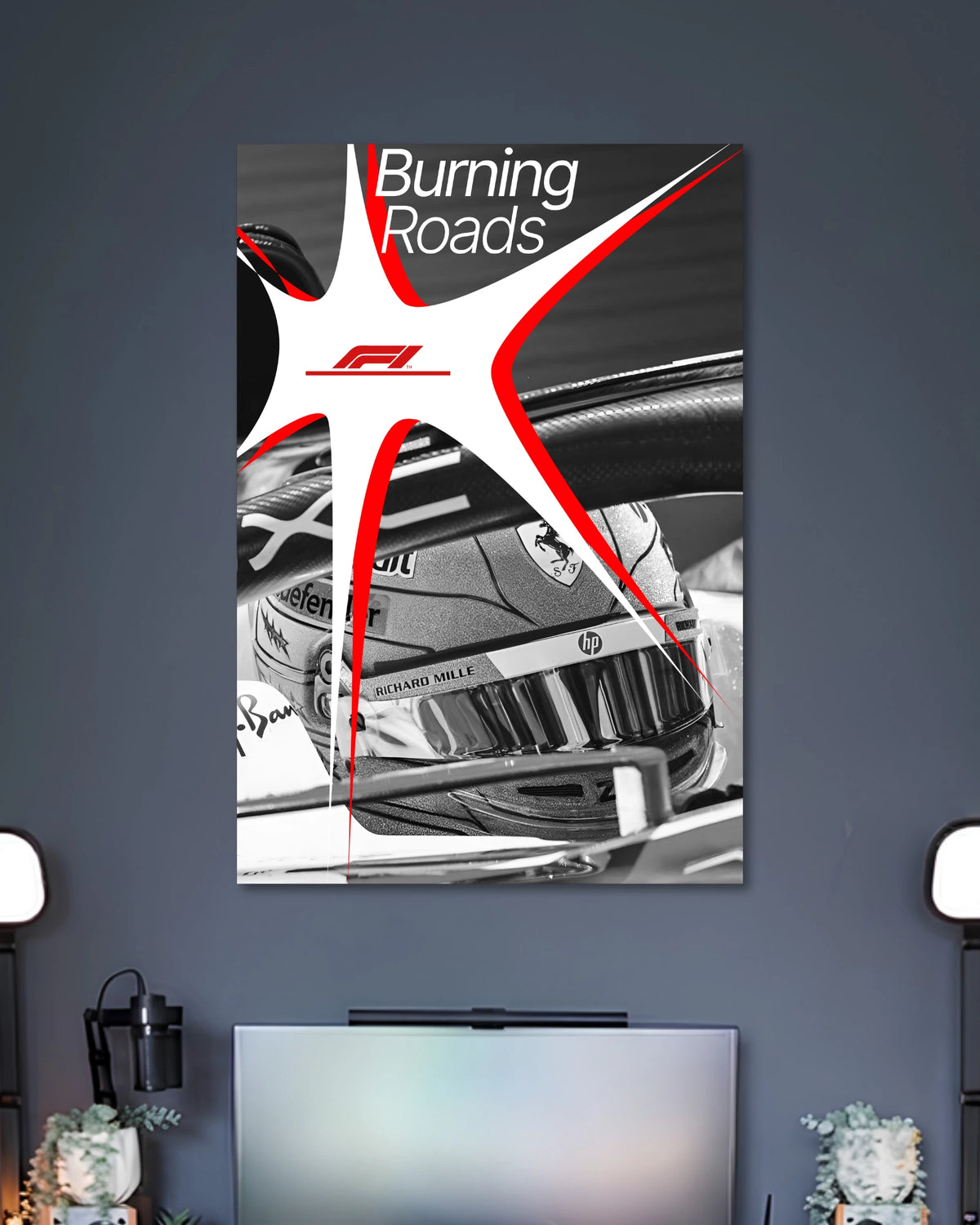Alternative artwork featuring F1 Burning Roads Poster
