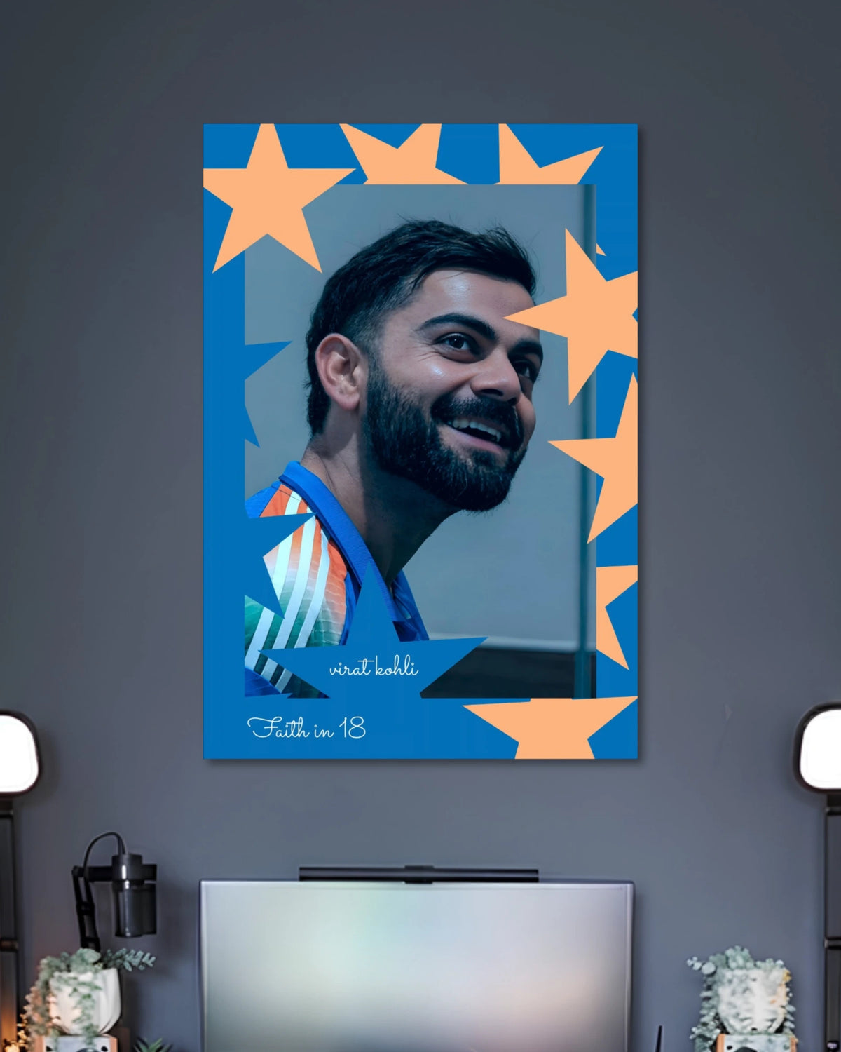 Alternative artwork featuring Virat Kohli Faith in 18 Poster