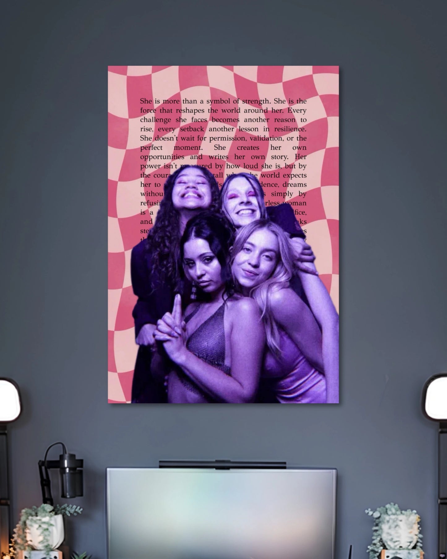Girls Power Aesthetic Poster artwork with detailed composition 2