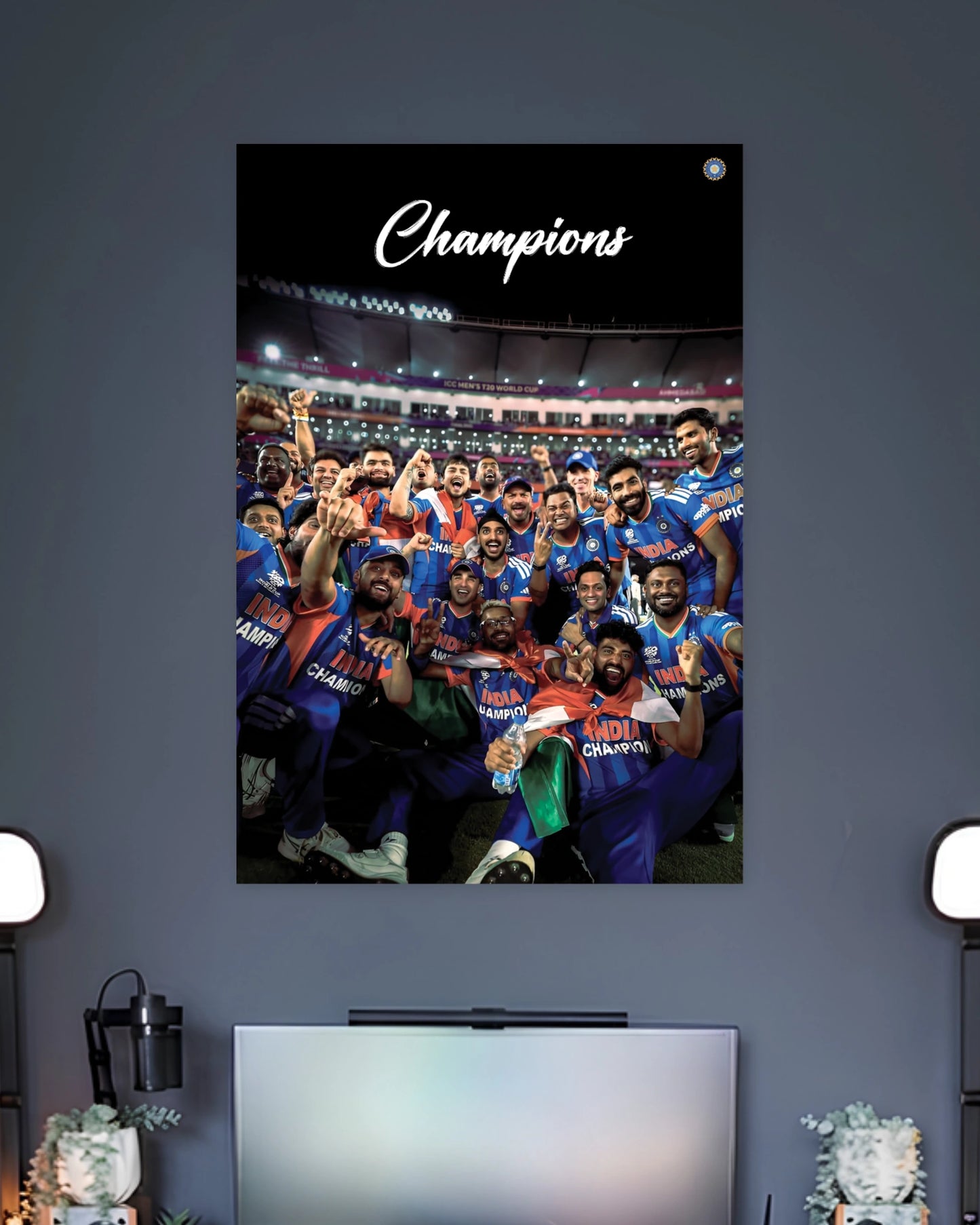 India Champions Team Poster premium artwork 2