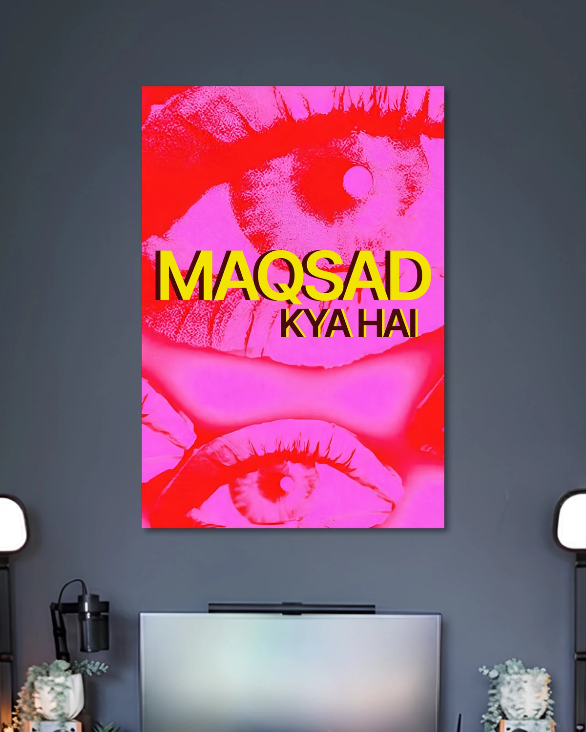 Alternative artwork featuring Maqsad Kya Hai Pink Eye Poster