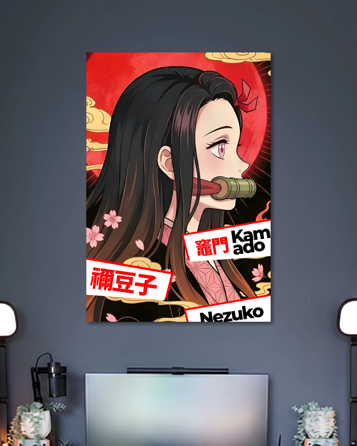 Alternative artwork featuring Nezuko Kamado Demon Slayer Anime Poster