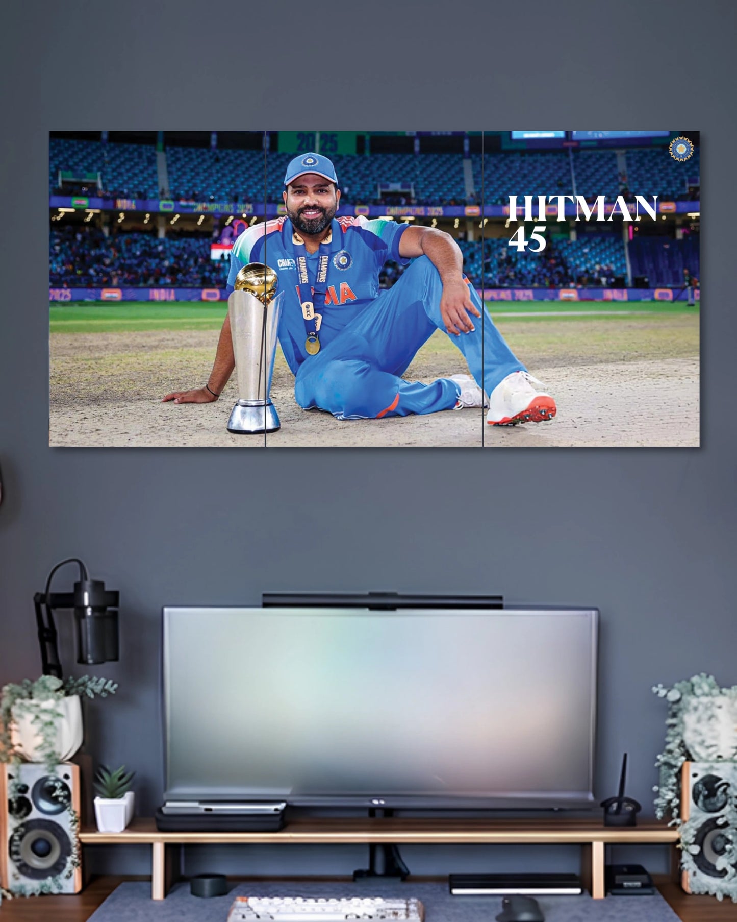 Rohit Sharma Hitman 45 3 Piece Poster Set premium artwork 2