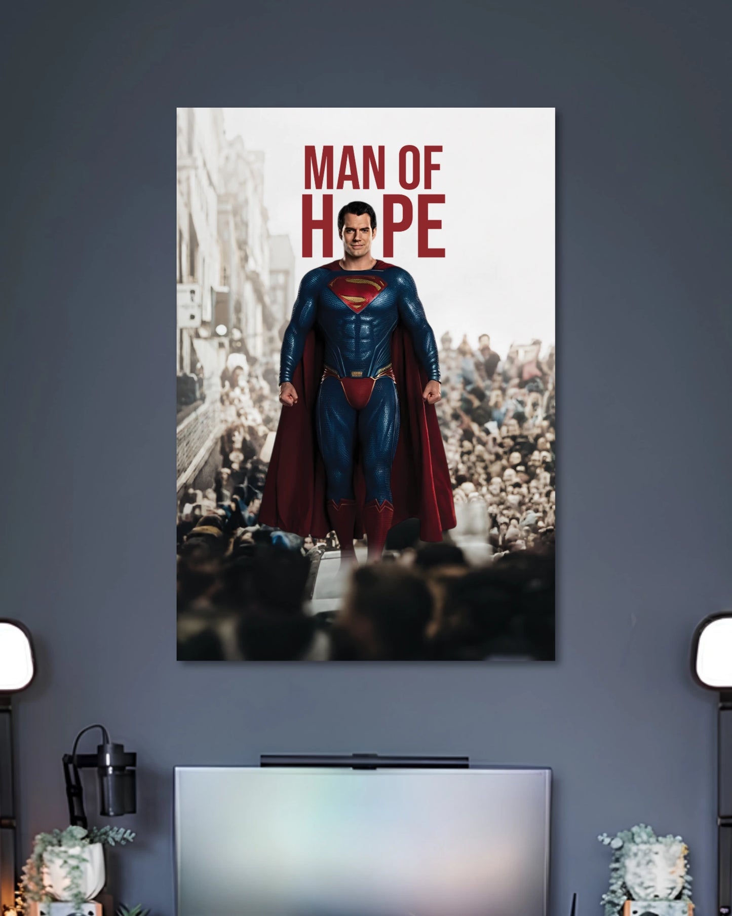 Alternative artwork featuring Superman Man of Hope Poster