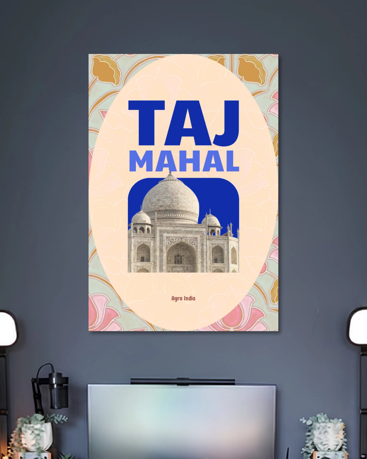 Alternative artwork featuring Taj Mahal Modern Heritage Poster