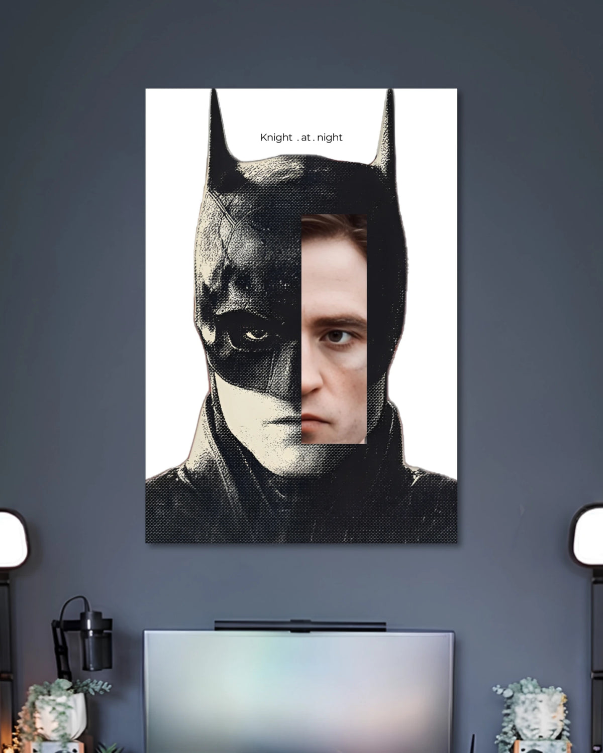 Alternative artwork featuring The Batman Knight at Night Robert Pattinson Poster