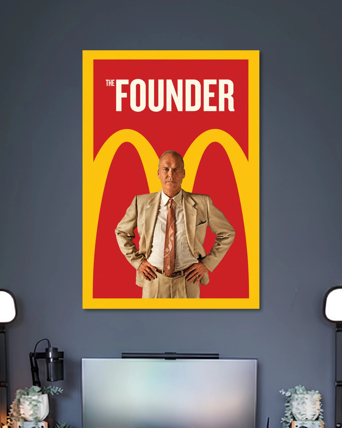 Alternative artwork featuring The Founder Ray Kroc McDonald's Movie Poster