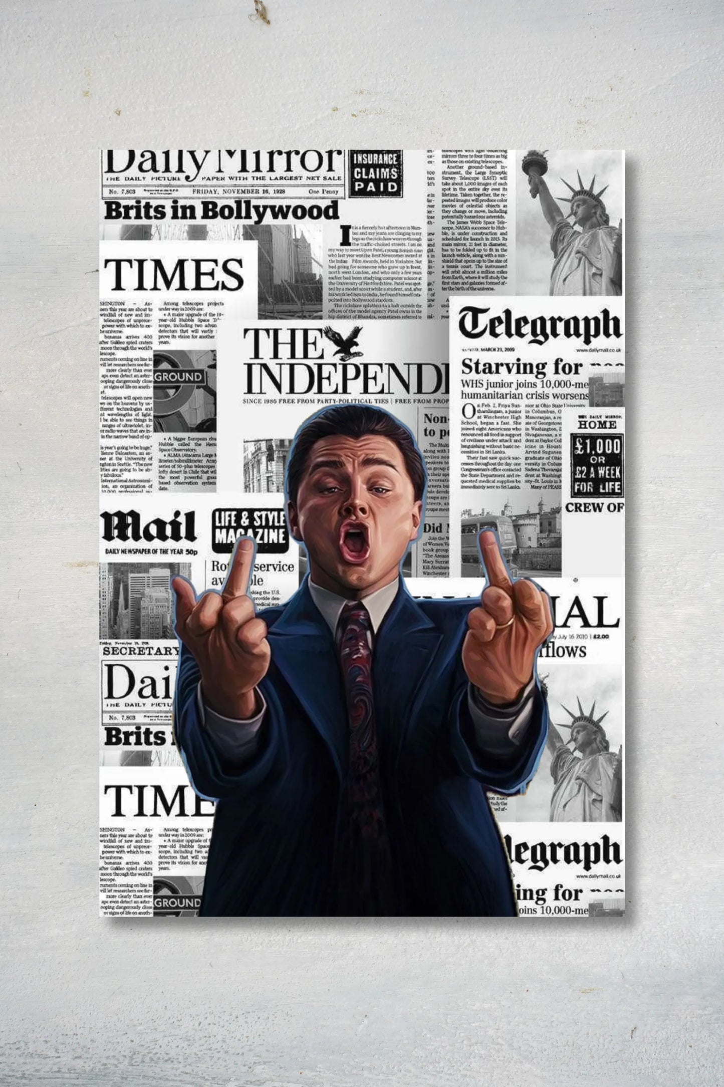 Wolf of Wall Street Fcuk Poster