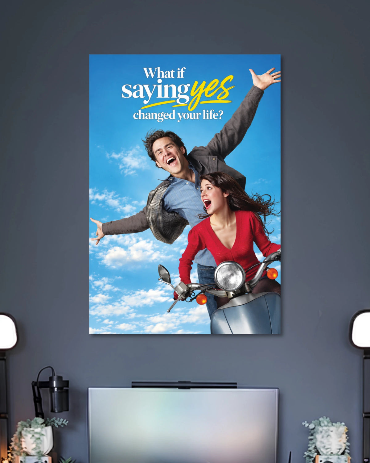 Alternative artwork featuring Yes Man Jim Carrey Movie Poster