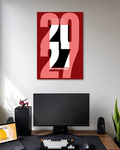 2027 New Beginnings Poster poster artwork