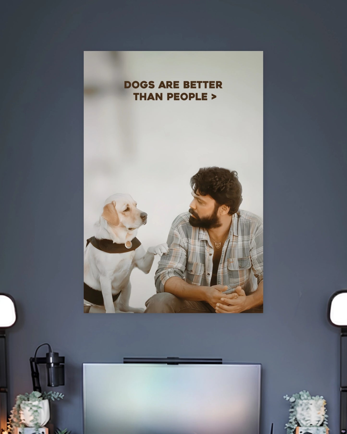 777 Charlie Dogs Are Better Poster premium artwork 2