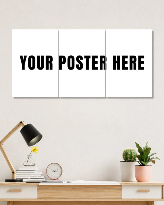 Custom 3 Piece Split Poster - Made for You ❤️