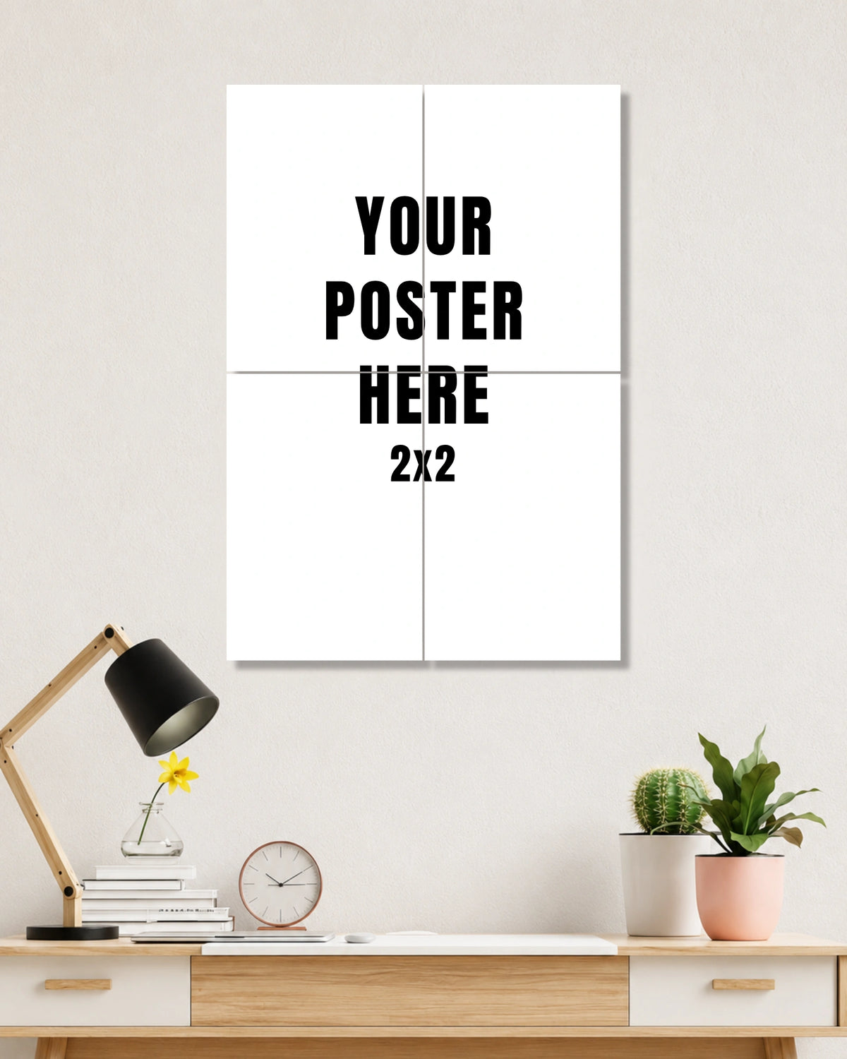 Custom 4 Piece Split Poster (2x2) - Made for You ❤️