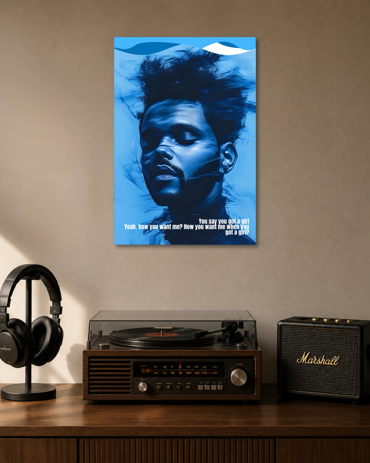 Abel Tesfaye You Say You Got a Girl Music Poster poster artwork