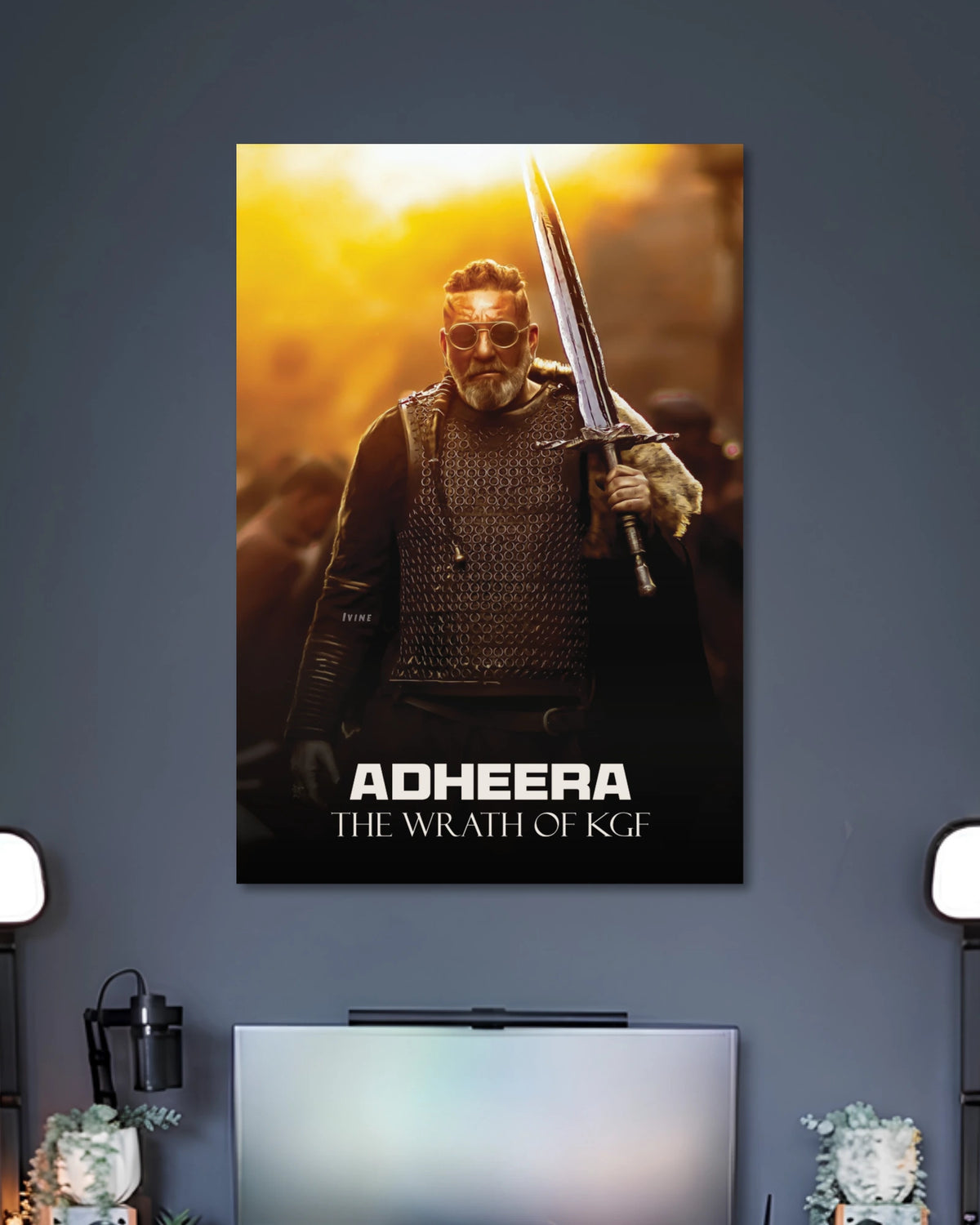 Alternative artwork featuring Adheera Wrath of KGF Warrior Poster