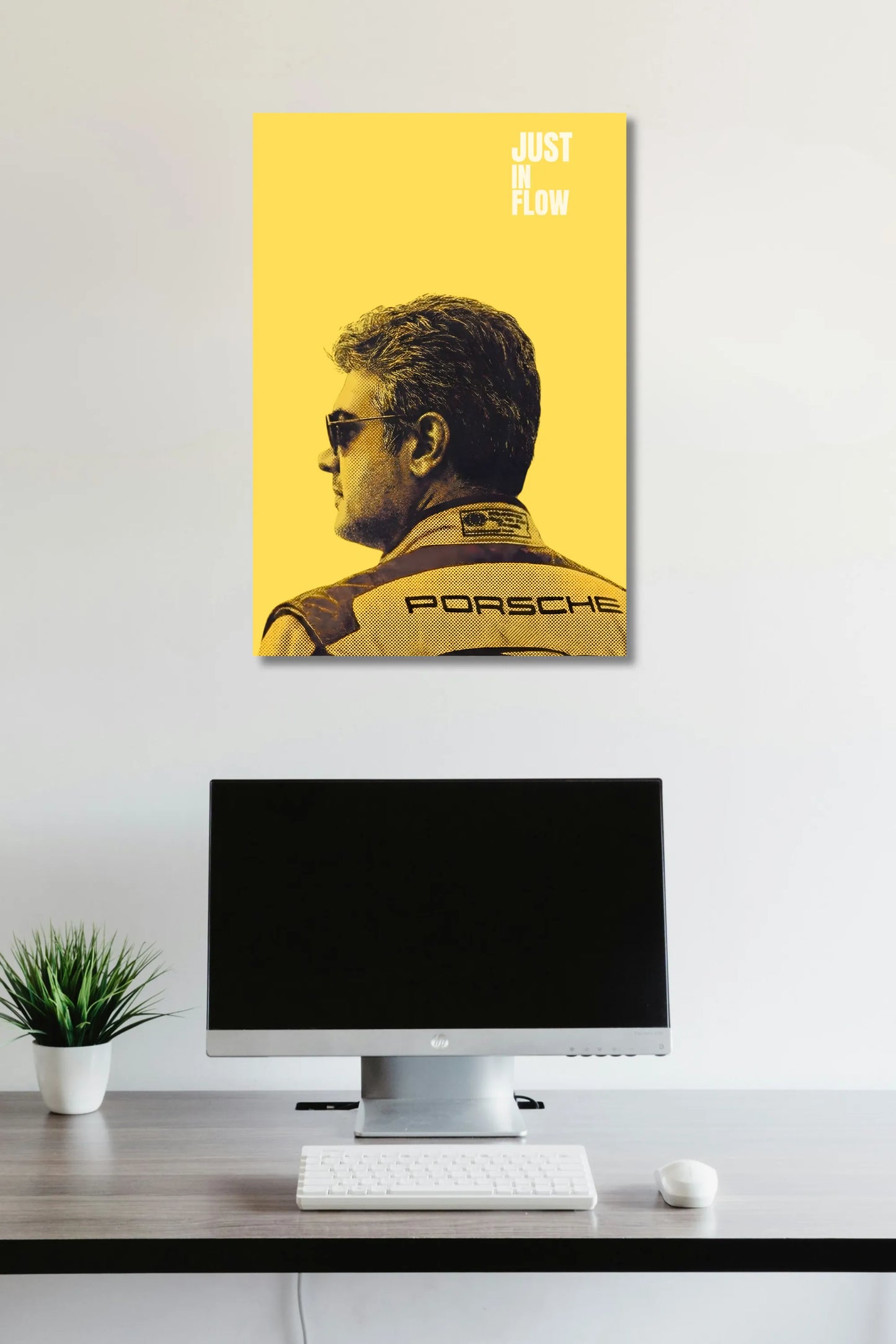 Ajith Kumar Just In Flow Porsche Poster