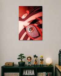 Akaza Demon Slayer Upper Rank Three Anime Poster poster artwork