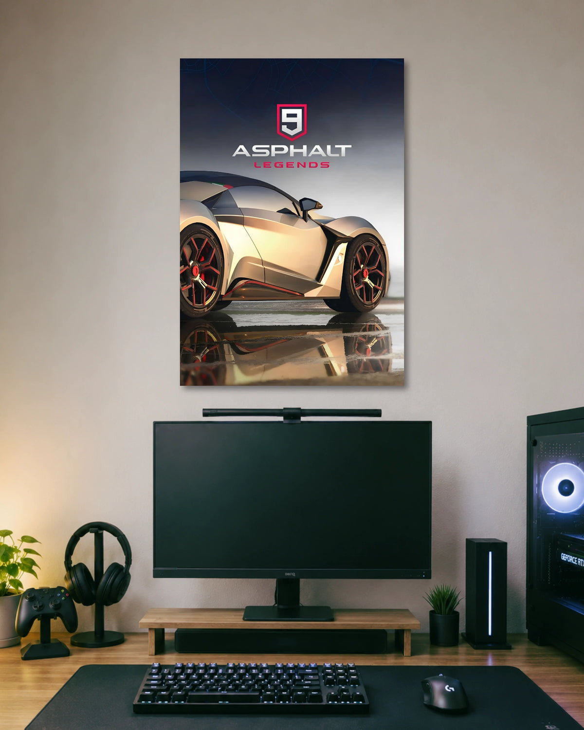 Asphalt Legends 9 Supercar Gaming Room Wall Poster poster artwork