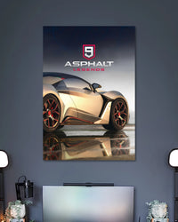 Alternative artwork featuring Asphalt Legends 9 Supercar Gaming Room Wall Poster