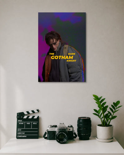 The Dark Gotham Knight Batman Poster artwork with bold detailed composition 1