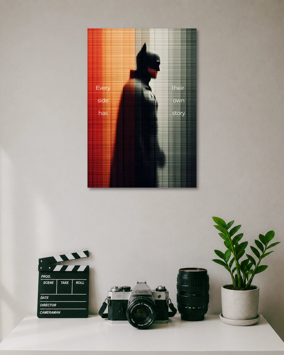 Batman Every Side Has a Story Poster poster artwork