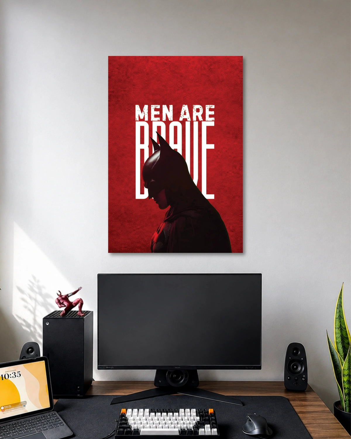 Batman Men Are Brave Poster premium artwork 1