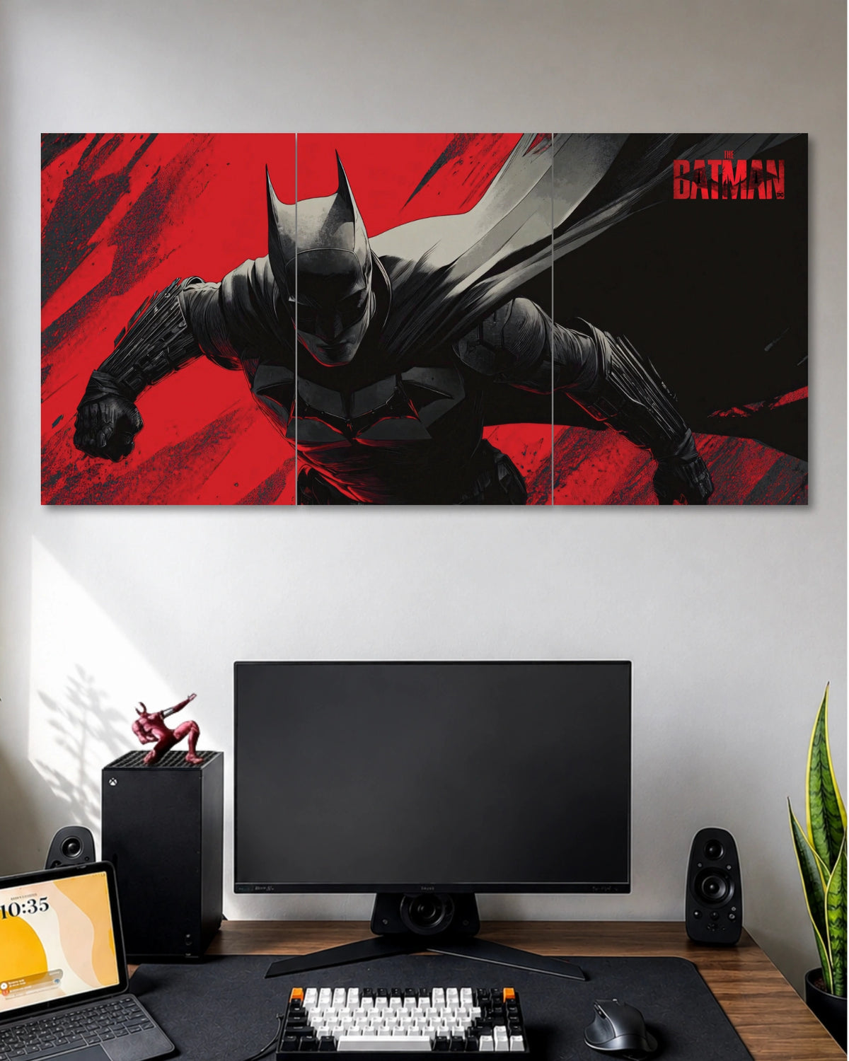 Batman Red Knight 3 Piece Poster Set premium artwork 1