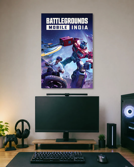 Battlegrounds Mobile India Game Poster poster artwork