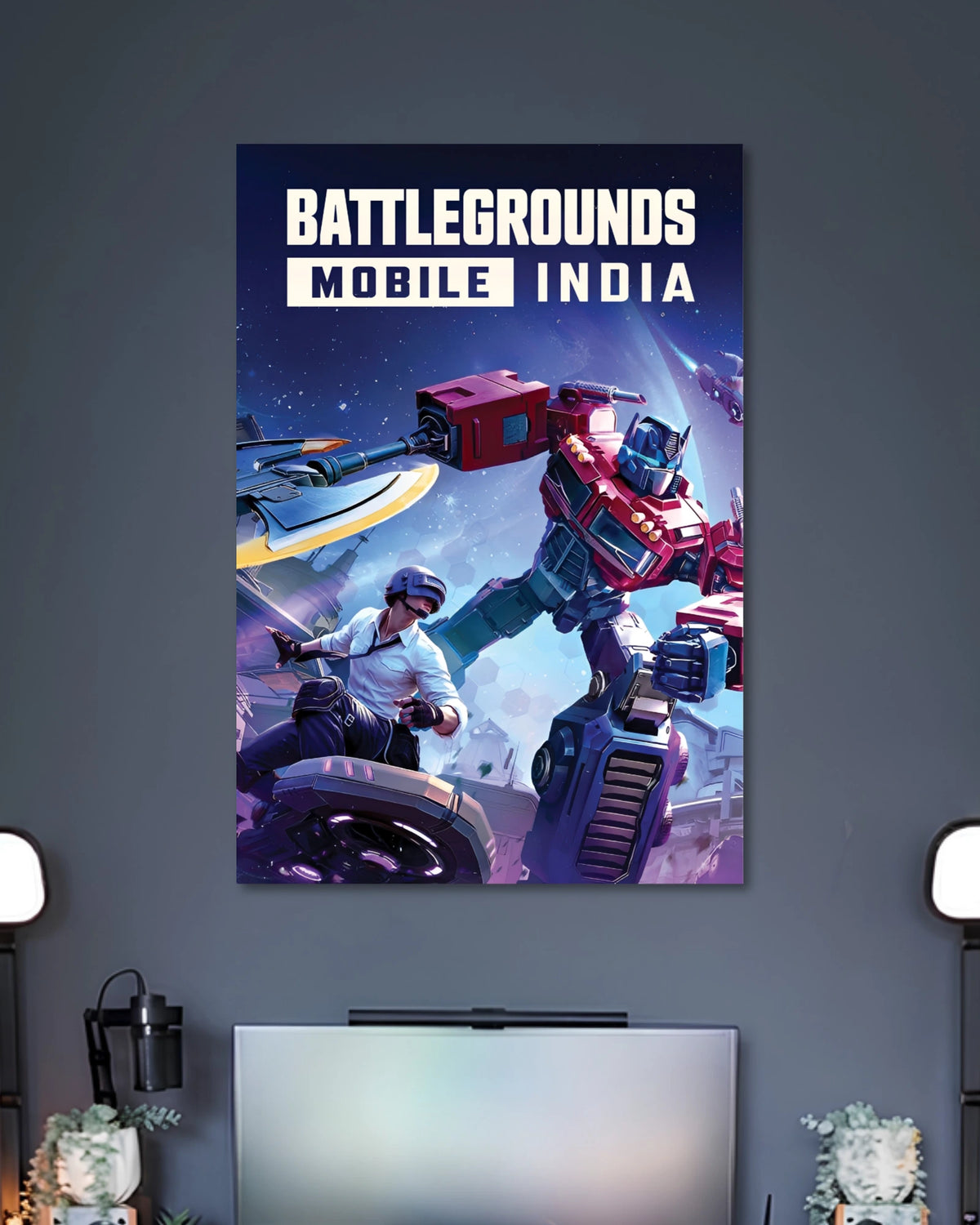 Alternative artwork featuring Battlegrounds Mobile India Game Poster
