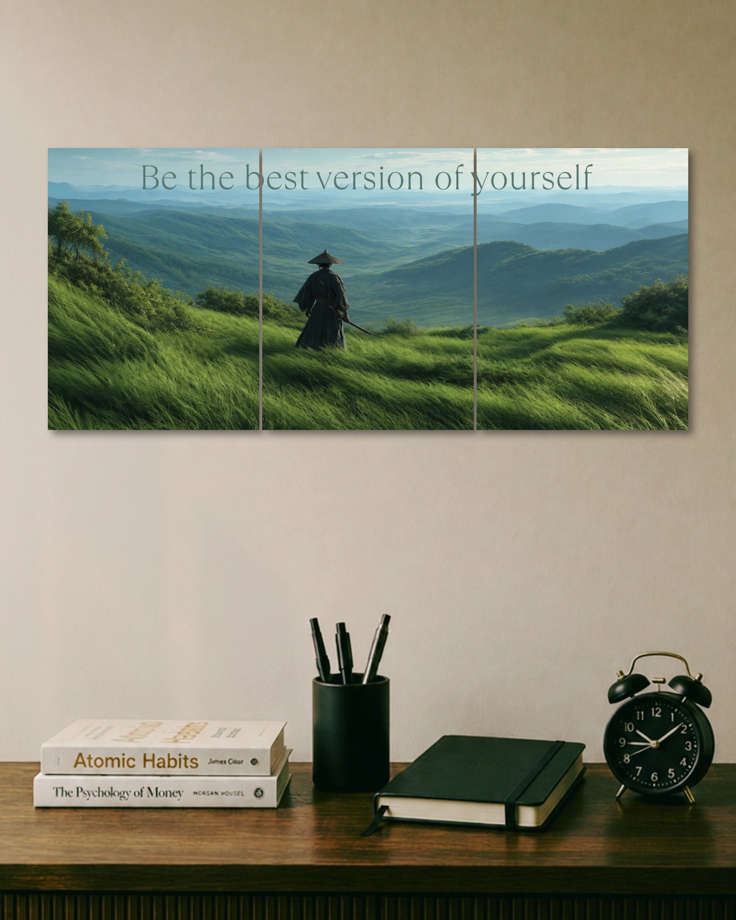 Be the Best Version of Yourself 3 Piece Split Wall Art three-panel artwork 1