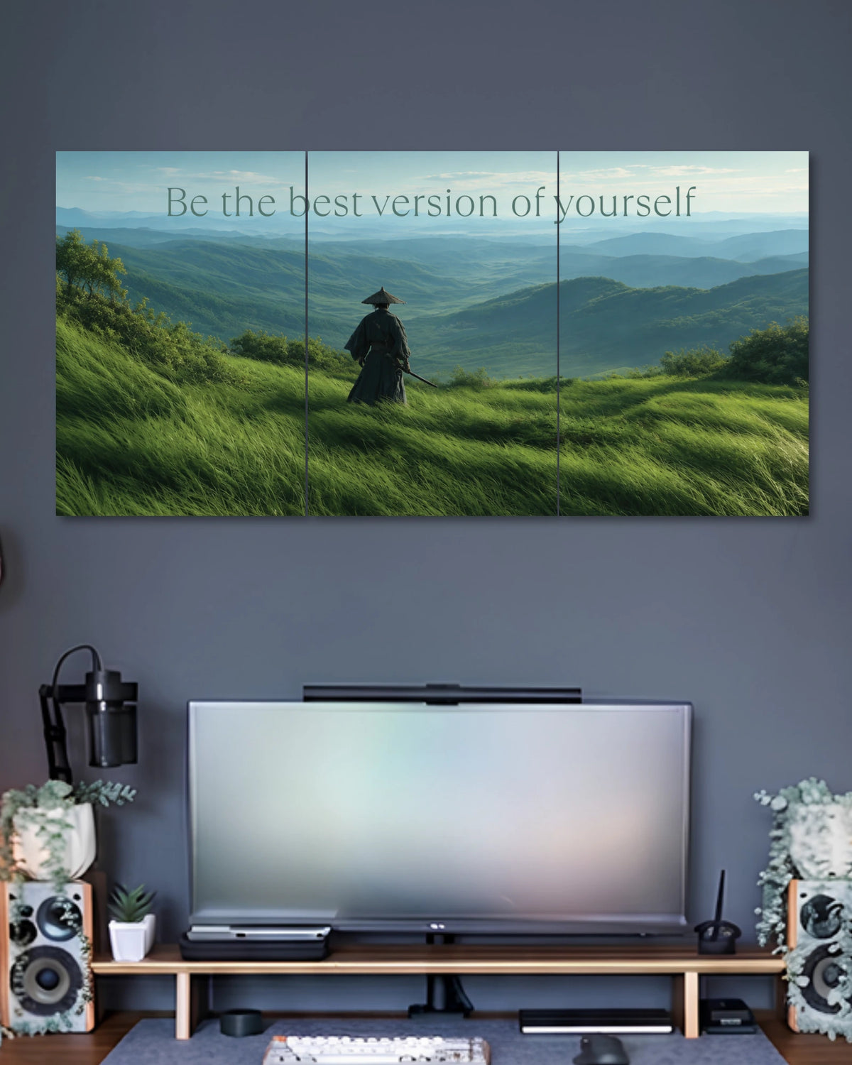 Be the Best Version of Yourself 3 Piece Split Wall Art three-panel artwork 2
