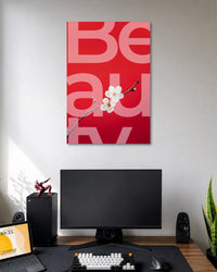 Beauty Cherry Blossom Minimalist Poster poster artwork