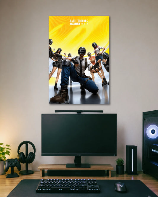 BGMI Squad Gaming Poster poster artwork