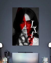 Billie Eilish Life Poster artwork with detailed composition 2