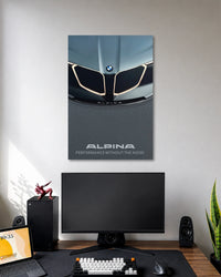 BMW Alpina Performance Wall Art artwork with detailed composition 1