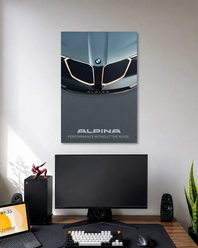 BMW Alpina Performance Wall Art artwork with detailed composition 1