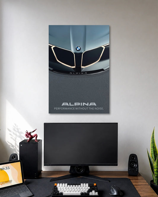 BMW Alpina Performance Wall Art artwork with detailed composition 1