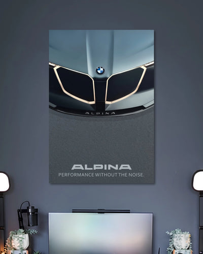 BMW Alpina Performance Wall Art artwork with detailed composition 2