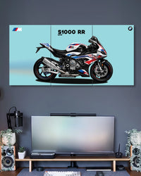 Three-panel BMW S1000 RR 3 Piece Poster Set artwork featuring premium detailed design 2