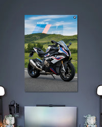 Alternative artwork view of BMW S1000 RR Sports Bike Poster