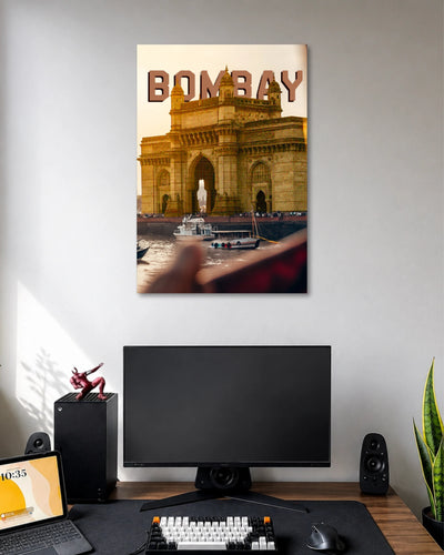 Bombay Gateway of India Vintage Poster poster artwork