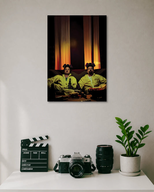 Breaking Bad Walter Jesse Movie Night Poster poster artwork