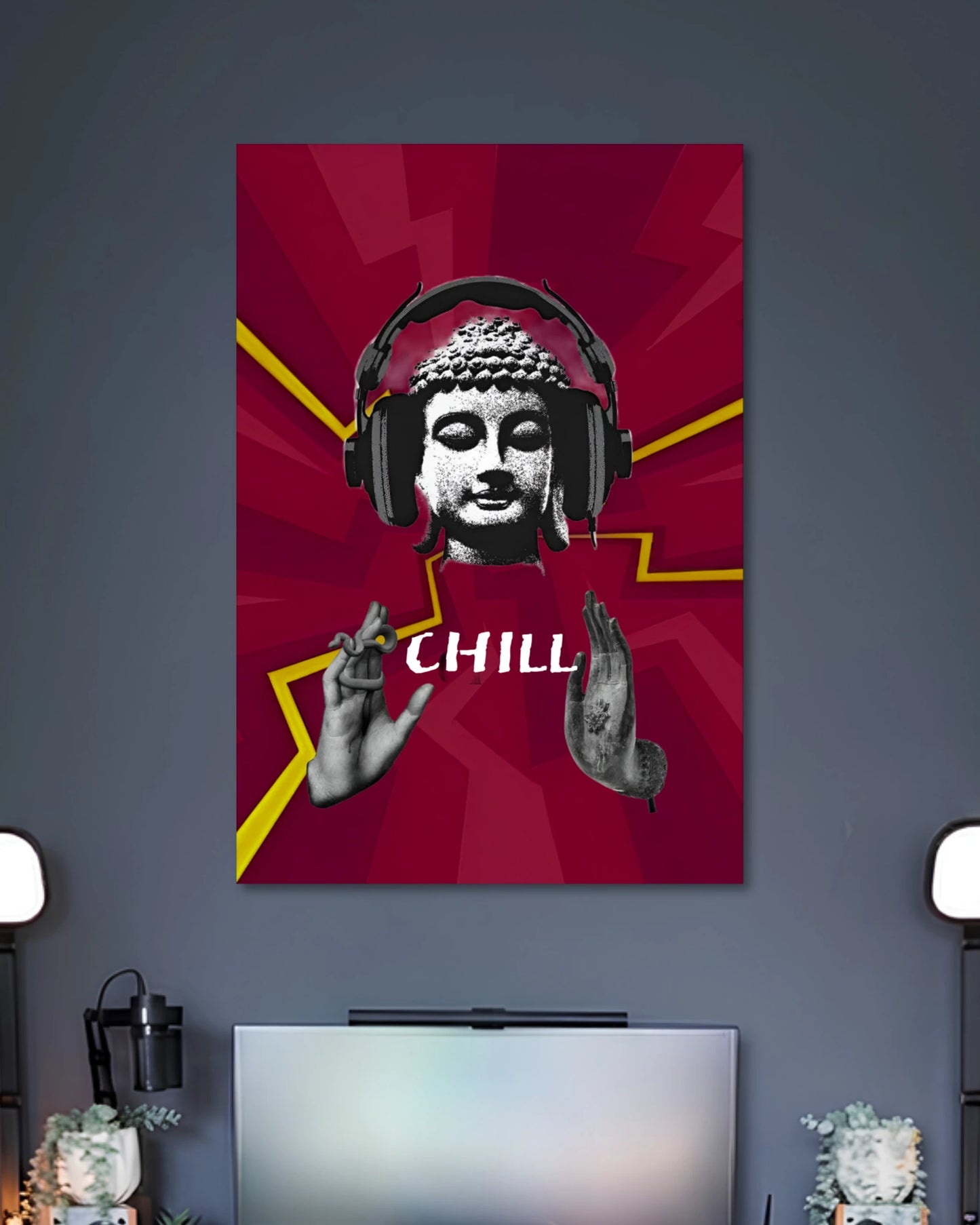 Alternative artwork view of Buddha Chill Aesthetic Poster