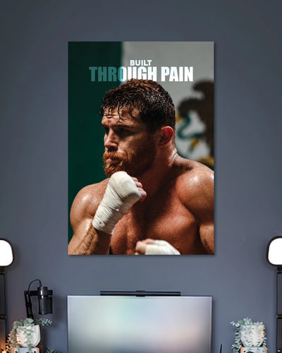 Alternative artwork featuring Built Through Pain Boxing Poster