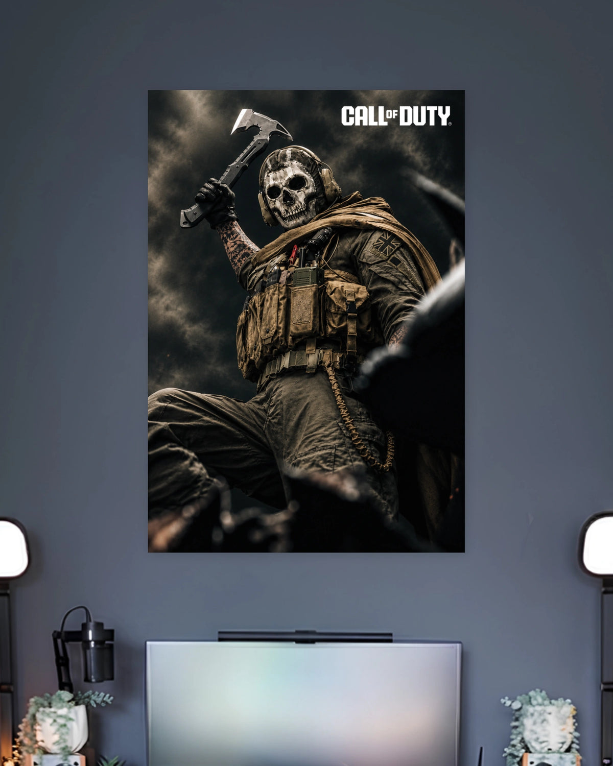 Call of Duty Ghost Poster artwork with bold detailed composition 2