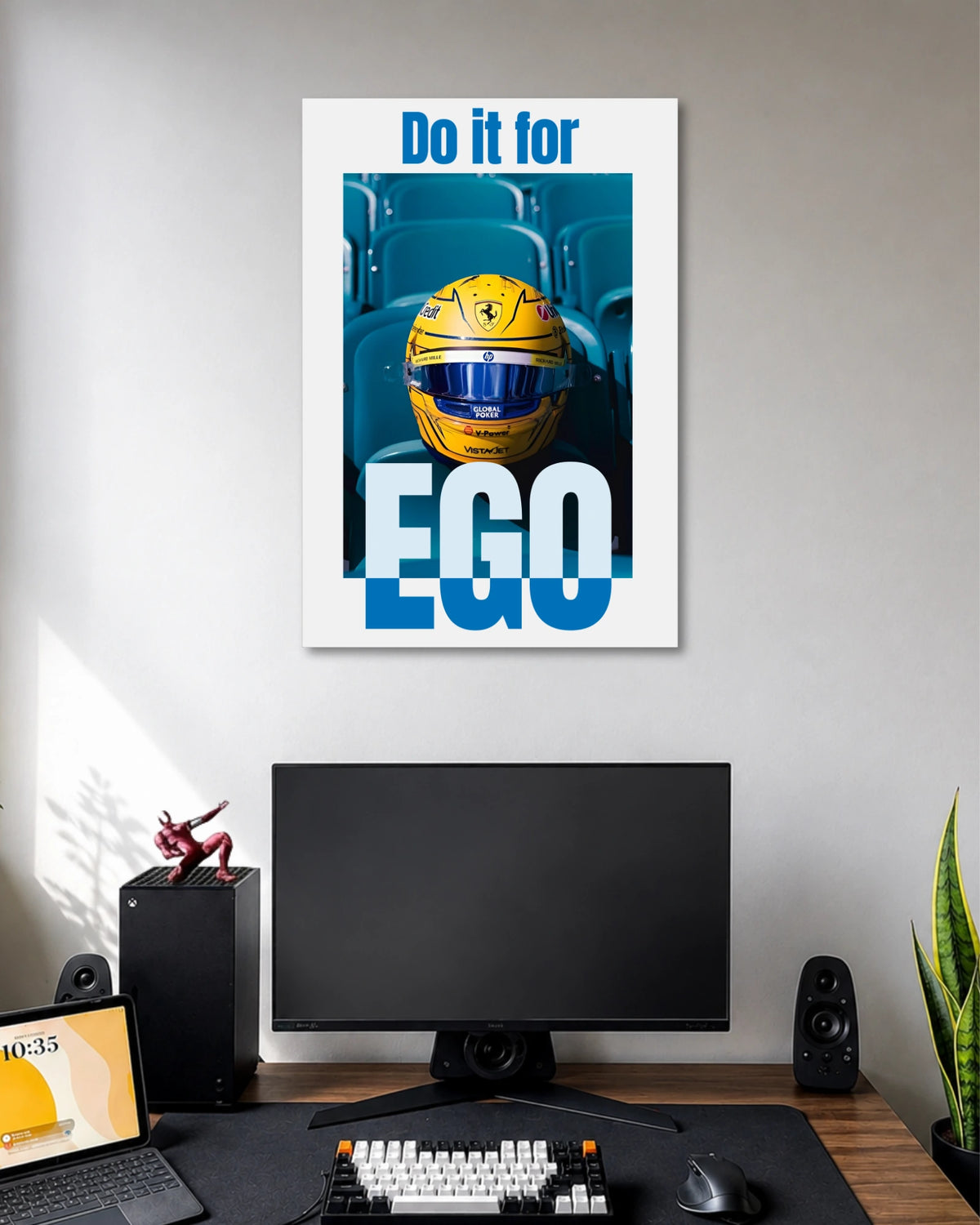 Charles Leclerc Do It for Ego Poster poster artwork